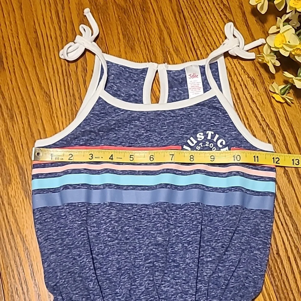 Justice one Piece Romper - Girl's 7